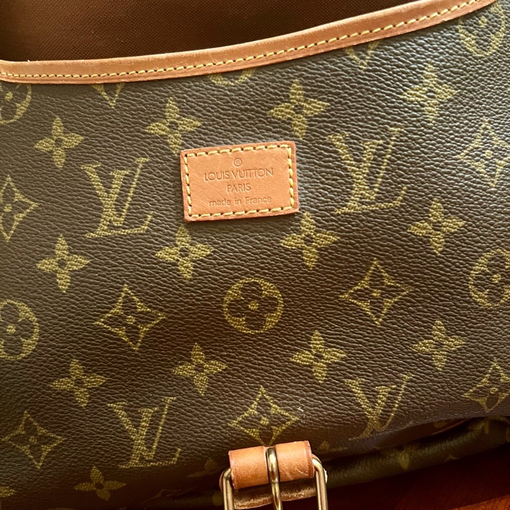 Louis Vuitton Monogram Canvas Crossbody Bag in Brown and Tan - Picture 7 of 16